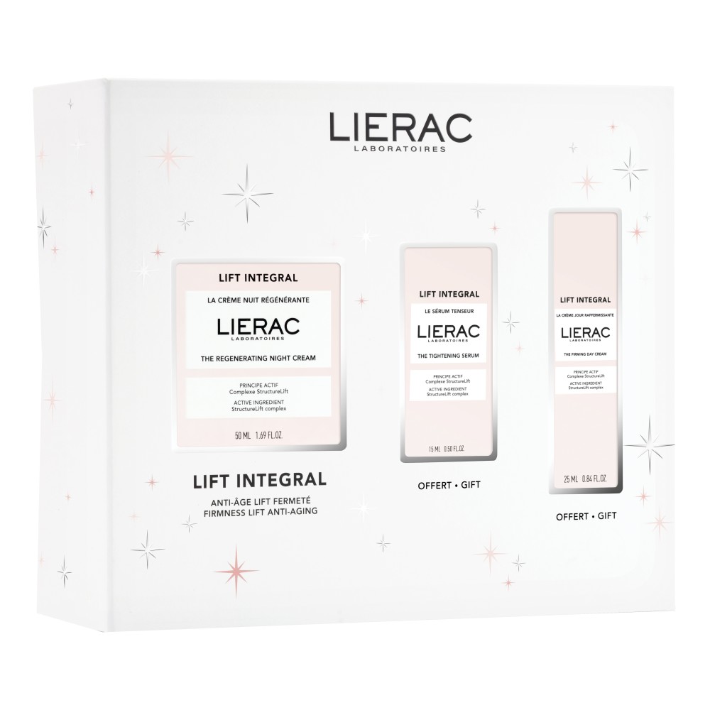 LIERAC COFANETTO LIFT INTEGRATL CREMA NOTTE 50ML + CREMA GIORNO 25ML + SIERO 15ML